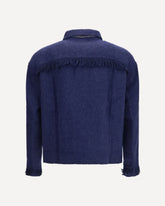 Vedu reversible alpaca and wool-blend Jacket - BLUE | Base Blu