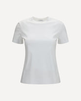 Cotton T-shirt - WHITE | Base Blu