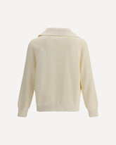 Knit Cardigan - CREAM | Base Blu