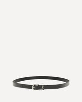 Cintura Cassandre con fibbia argento - NERO | Base Blu