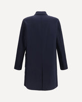 Soho reversible wool-blend Coat - BLUE | Base Blu