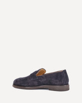 Suede Loafers - BLUE | Base Blu