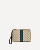 Small GG Web Pouch - BEIGE | Base Blu