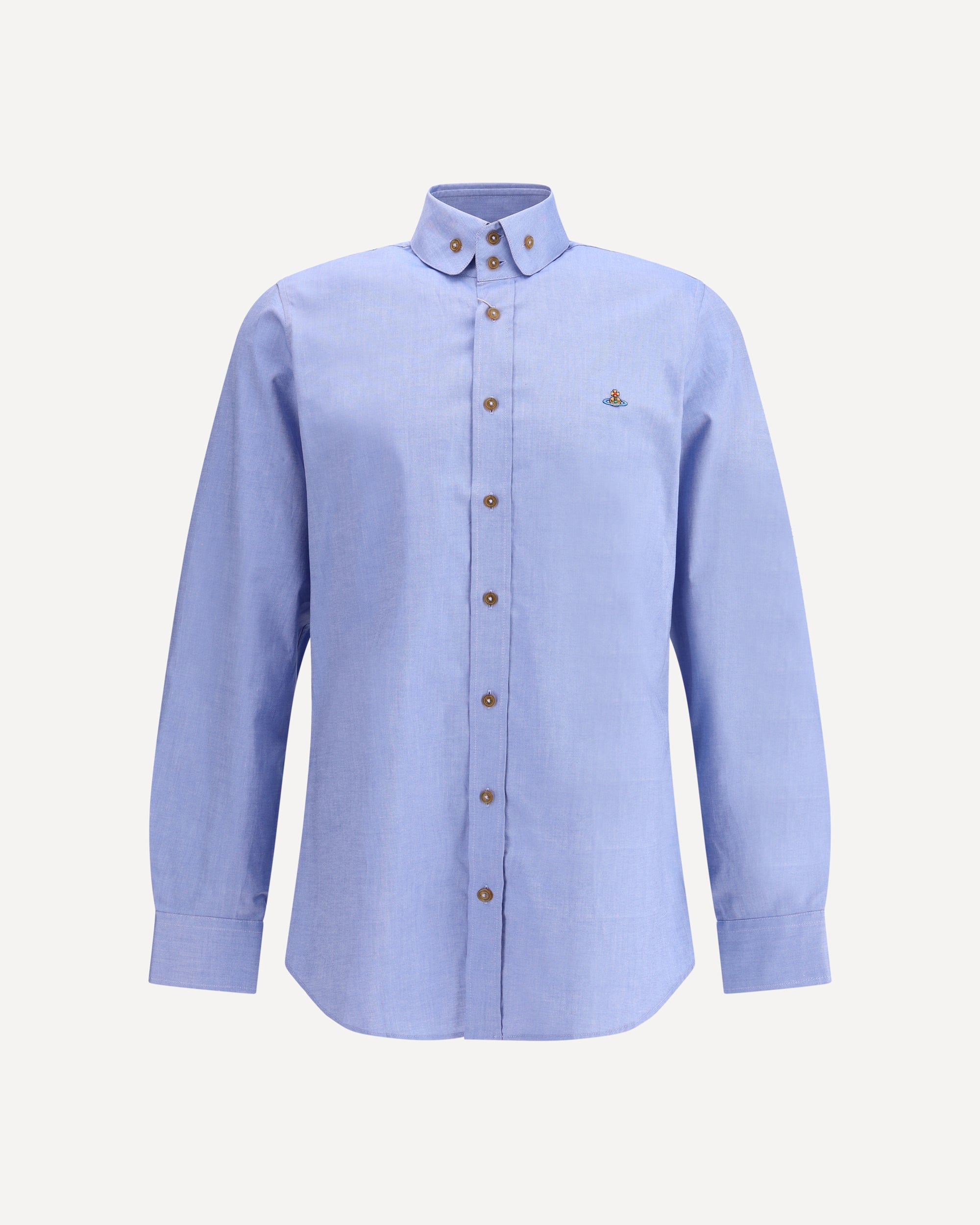 VIVIENNE WESTWOOD Logo Orb Shirt LIGHT BLUE | Base Blu