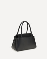 Top Handle Bag with triangle logo - BLACK | Base Blu