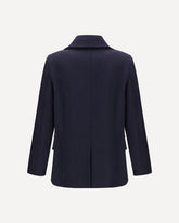 Wool Pea coat - BLUE | Base Blu