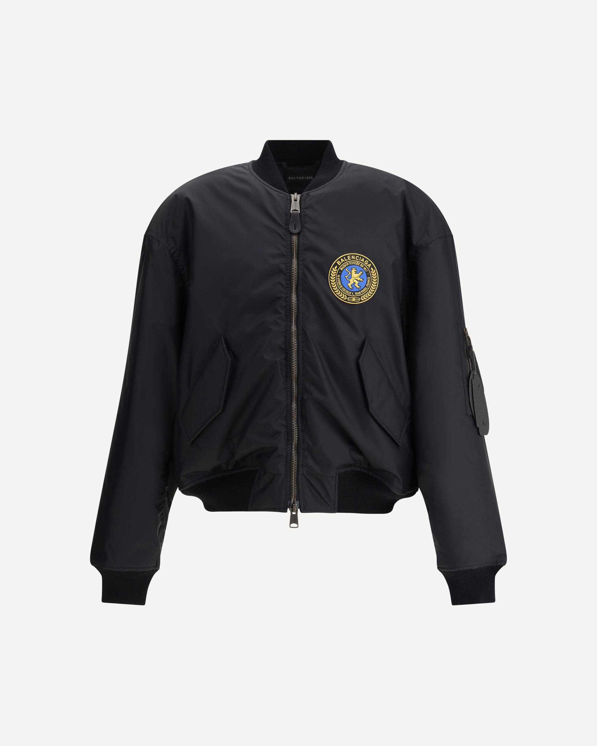 【ワンピース】BALENCIAGA bomber jacket X BALENCIAGA Bomber Jacket BLACK | Base Blu