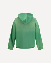 Embroidered Wildlife Hoodie - GREEN | Base Blu