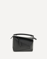 Puzzle Edge mini Handbag - BLACK | Base Blu