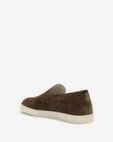 Suede Loafers - BROWN | Base Blu