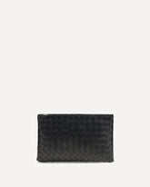 Medium leather Pouch - BLACK | Base Blu