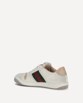 Screener leather Sneakers - WHITE | Base Blu
