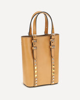 Rockstud mini Shoulder Bag - BEIGE | Base Blu