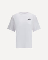 Contrast logo T-Shirt - WHITE | Base Blu