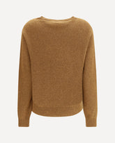 Lorynna Cashmere Crewneck Sweater - BROWN | Base Blu