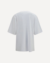 Gradient logo short-sleeve T-shirt - WHITE | Base Blu