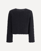 Giacca in maglia - NERO | Base Blu