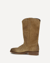 Bruce suede Ankle Boots - BEIGE | Base Blu