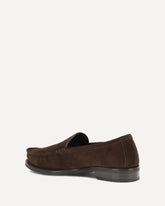 Suede Loafers - BROWN | Base Blu