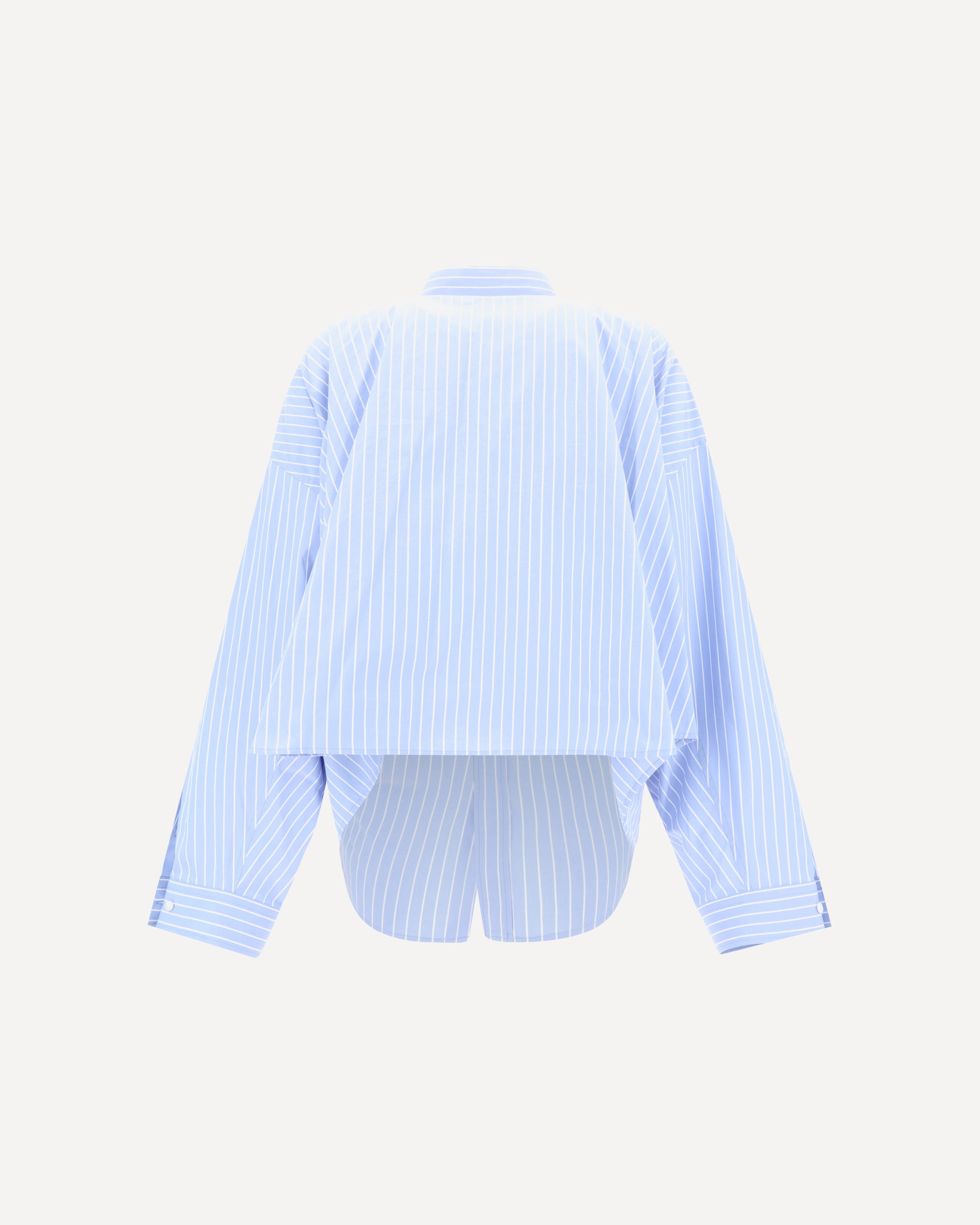 BALENCIAGA Asymmetric Shirt LIGHT BLUE | Base Blu