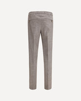 Soft Virgin Wool and Cashmere Trousers - BROWN | Base Blu
