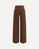 Straight-leg Pants - BROWN | Base Blu