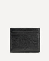 Shiny leather Card Holder - BLACK | Base Blu