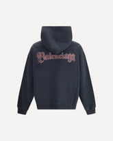 Felpa con cappuccio Spiral Crest - NERO | Base Blu