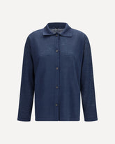 Ribes wool Cardigan - BLUE | Base Blu