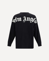 Classic Logo long-sleeved T-shirt - BLACK | Base Blu