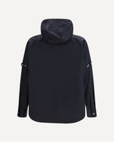 Giacca Camicia e cotone con cappuccio - NERO | Base Blu