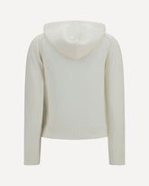 Wool Hooded Cardigan - CREAM | Base Blu