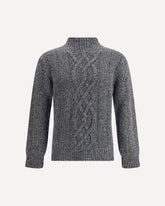 Woven yarn Sweater - GREY | Base Blu