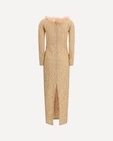 Stretch lace evening Dress - PINK | Base Blu