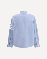 Flannel 4-Bar Shirt - LIGHT BLUE | Base Blu