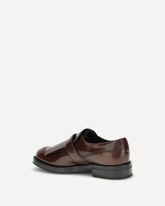 Lace Up Shoes with fringes - BROWN | Base Blu