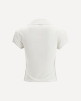 Polo Sports corta - BIANCO | Base Blu