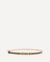 Belt with logo in letters - BROWN | Base Blu