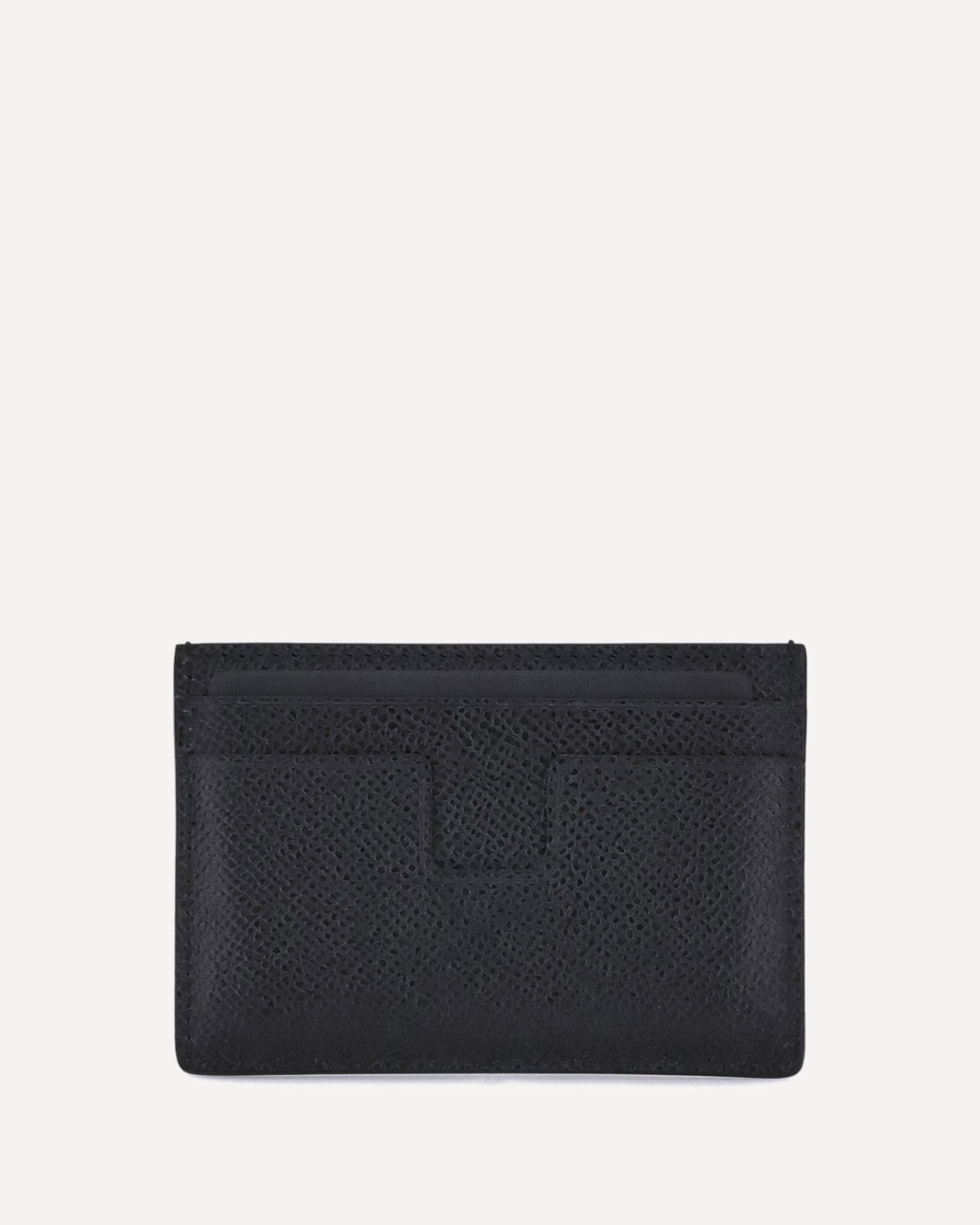 TOM FORD Saffiano leather Card Holder BLACK | Base Blu
