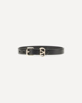 Bracciale in pelle  - NERO | Base Blu