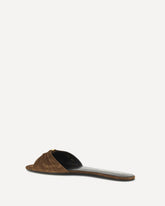 Sandali Babylone in pelle scamosciata - MARRONE | Base Blu