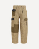 Pantaloni Renzae Cargo con tasche applicate - KAKI  | Base Blu