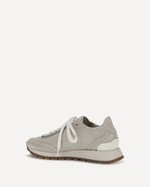 Leather Sneakers - GREY | Base Blu