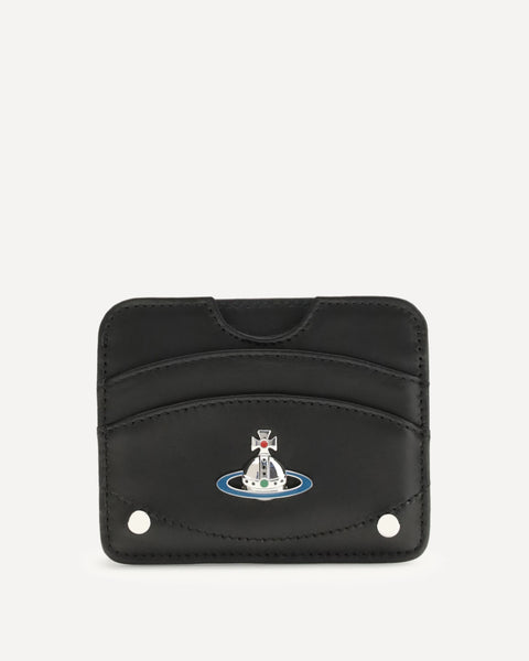 VIVIENNE WESTWOOD Half Moon Card Holder BLACK | Base Blu