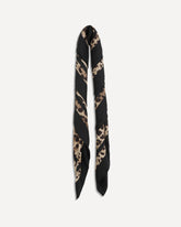Leopard print silk Scarf - MULTICOLOUR | Base Blu