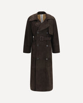 Suede Coat - BROWN | Base Blu