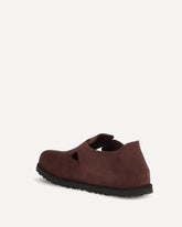 Sneakers London in pelle scamosciata - BORDEAUX | Base Blu