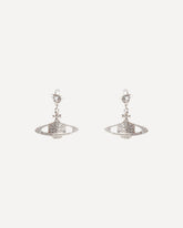 Mini Bas Relief Drop Earrings - SILVER | Base Blu