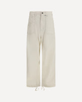 Cut-out pocket denim Pants - WHITE | Base Blu