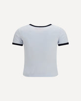T-shirt con stampa Popcorn - BIANCO | Base Blu